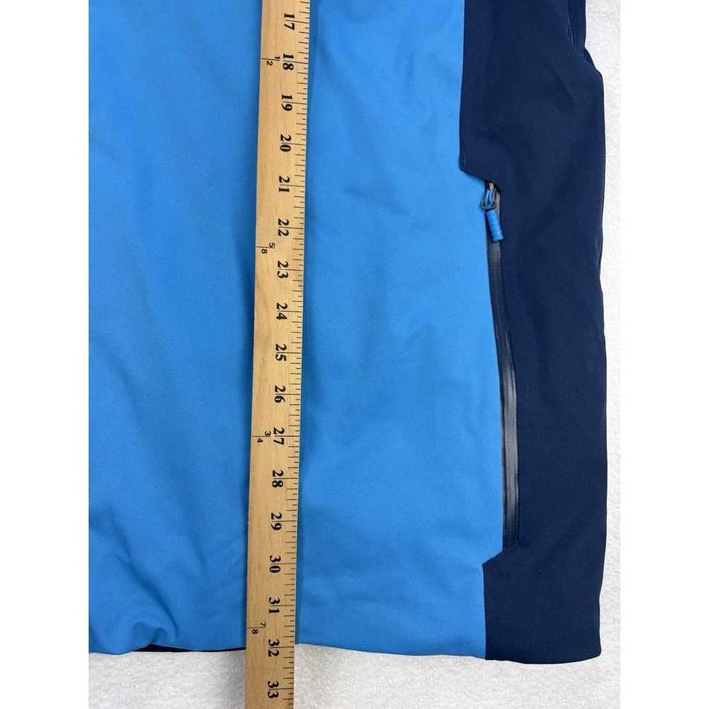 Spyder Contact Jacket Men‎ Blue 2XL 10K Waterproof Insulated Ski Snowboard